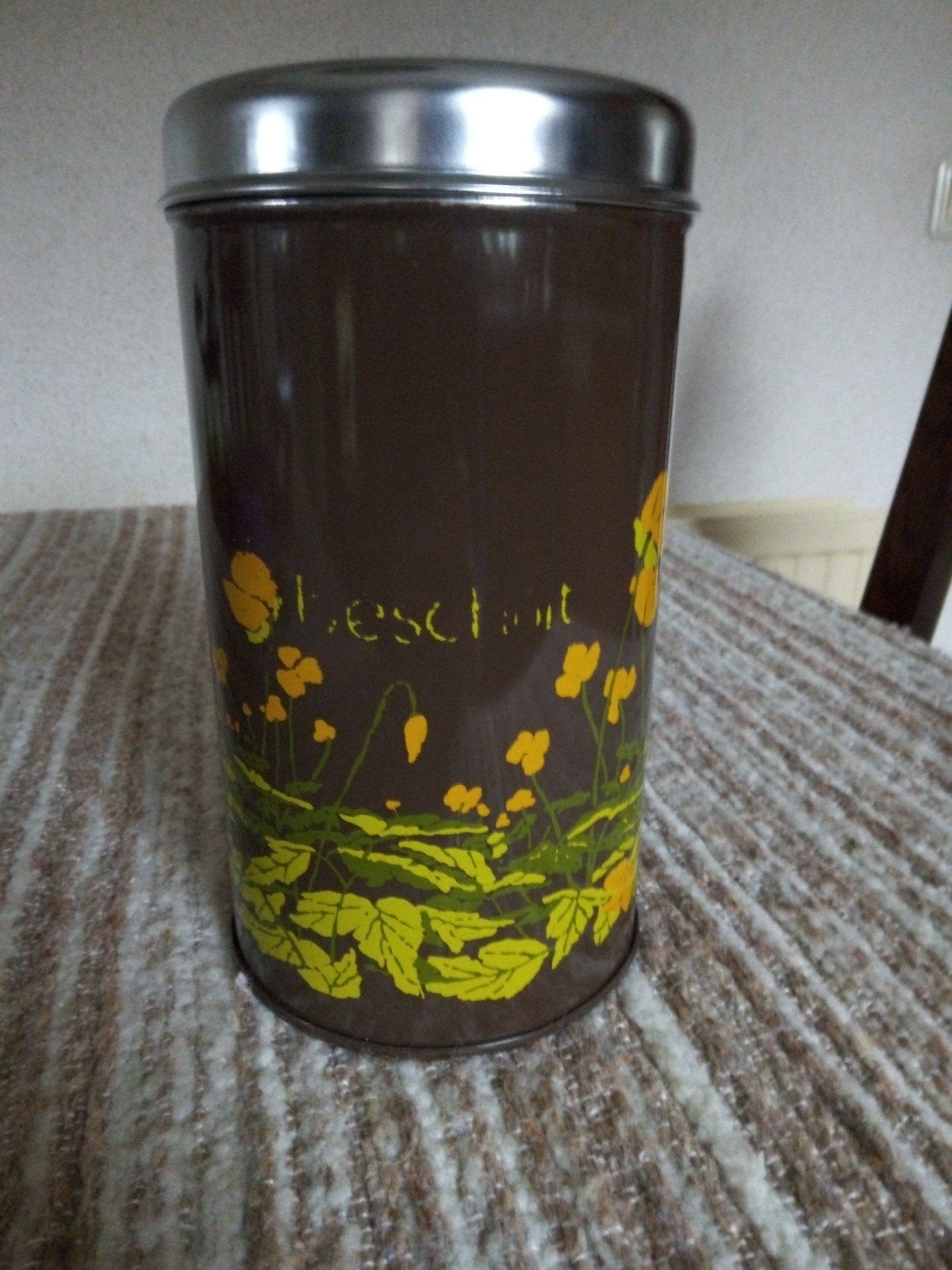 Vintage Brabantia Beschuitbus met ophaalhaak Jaren '70, Ophalen of Verzenden, Zo goed als nieuw, Beschuit