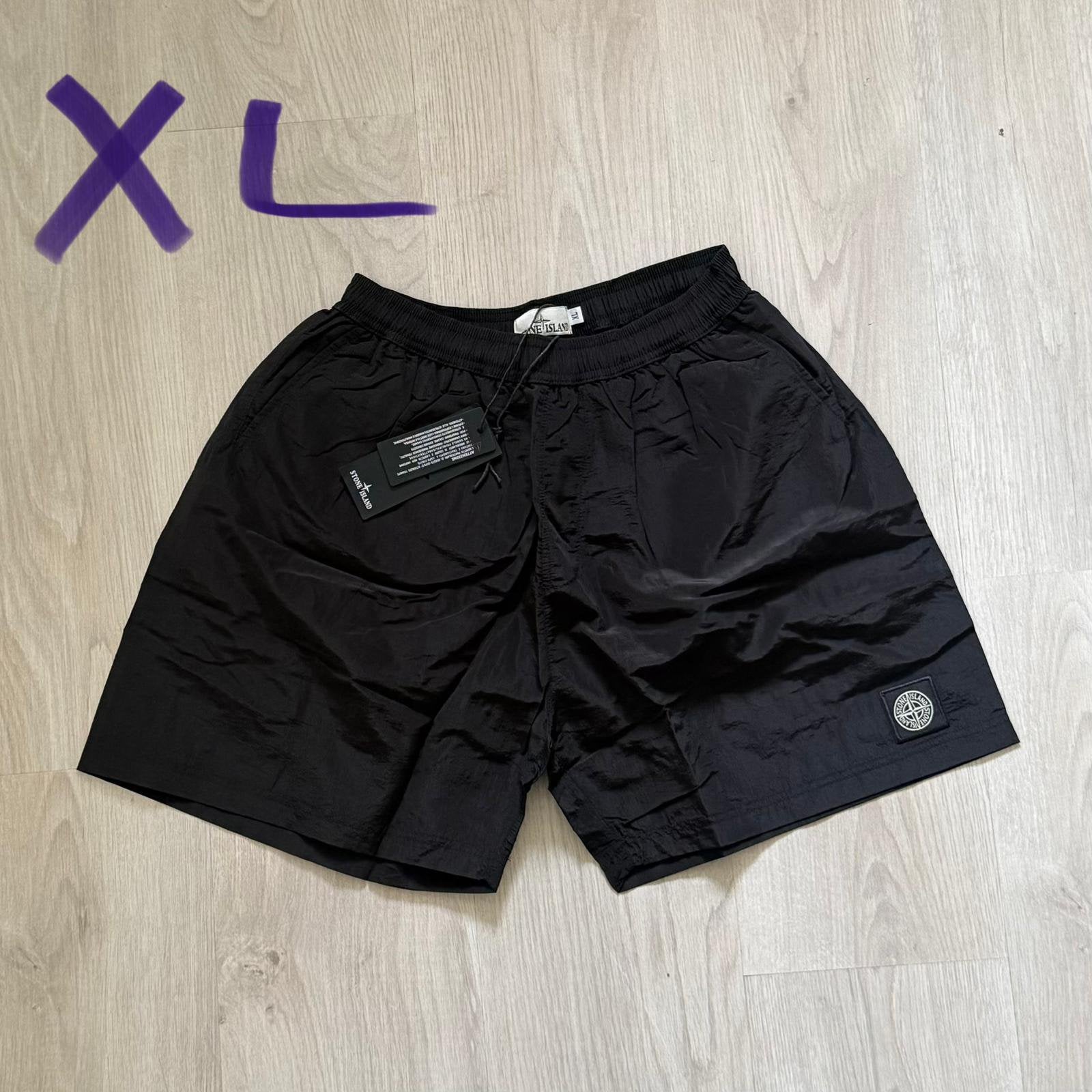 Stone Island - Zwembroek - Zwart - XL, Ophalen of Verzenden, Maat 56/58 (XL), Zwart, Zwemshort