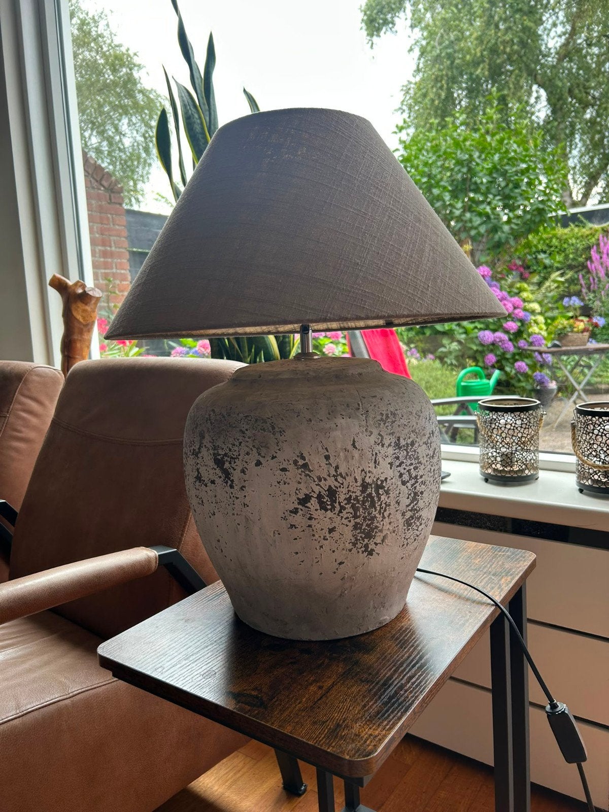 Mooie tafellamp met kap - sfeervolle verlichting