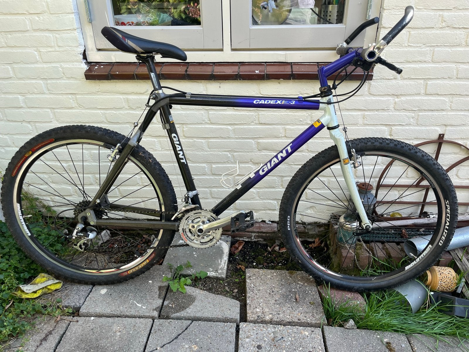 Giant Cadex CFM 3 Shimano Exage LX 500 Mountainbike, Ophalen, Gebruikt, Velgrem, Giant