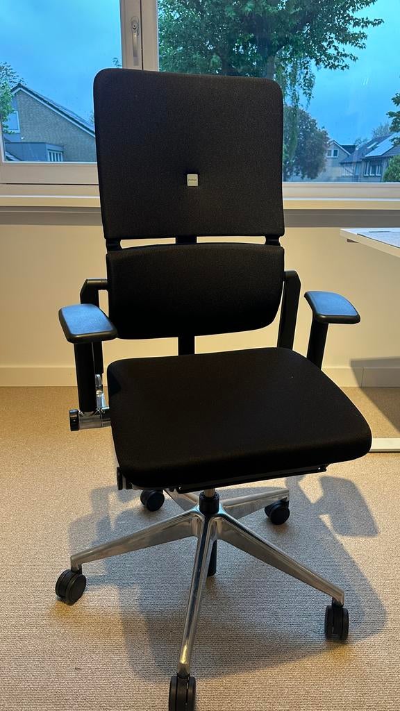Als nieuw! Steelcase Please ergonomische bureaustoel, Ophalen, Zwart, Zo goed als nieuw, Bureaustoel