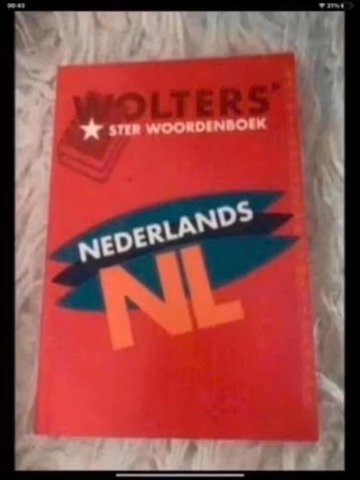 Wolters Ster Woordenboek Nederlands NL, Boeken, Woordenboeken, Gelezen, Koenen of Wolters, Nederlands, Ophalen of Verzenden