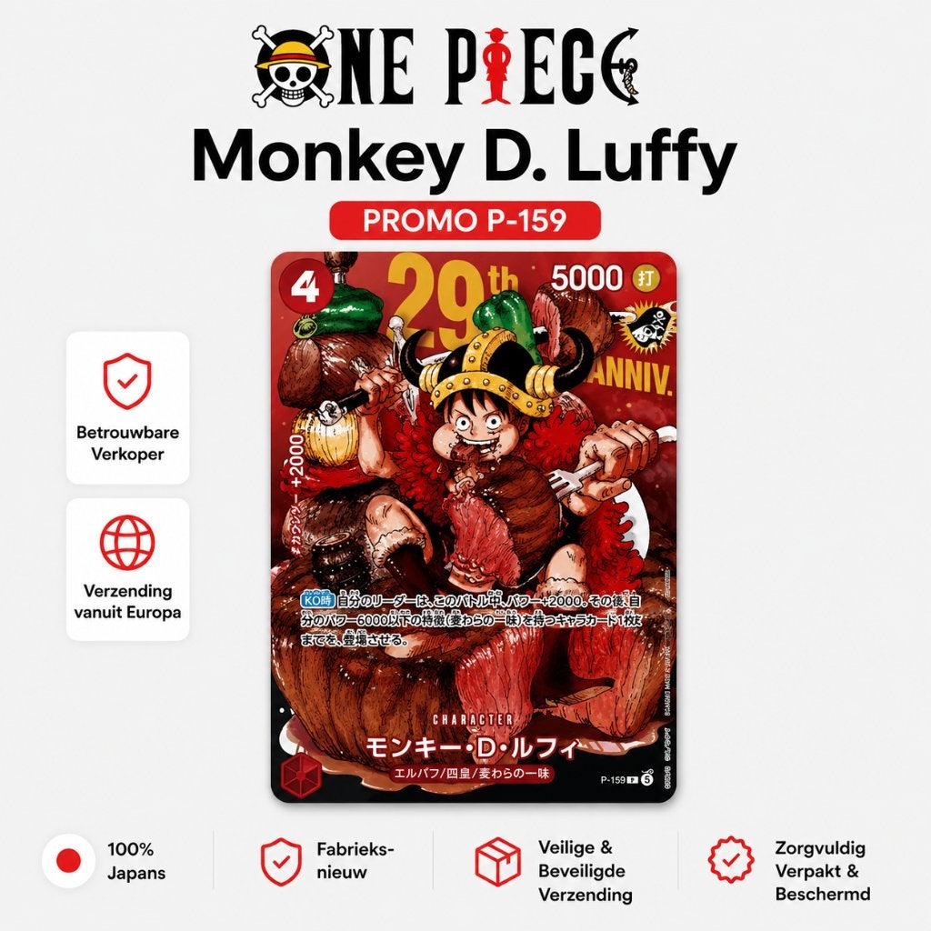 One Piece Promo Card - PROMO P-159 Shonen Jump, Verzenden, Nieuw, Losse kaart