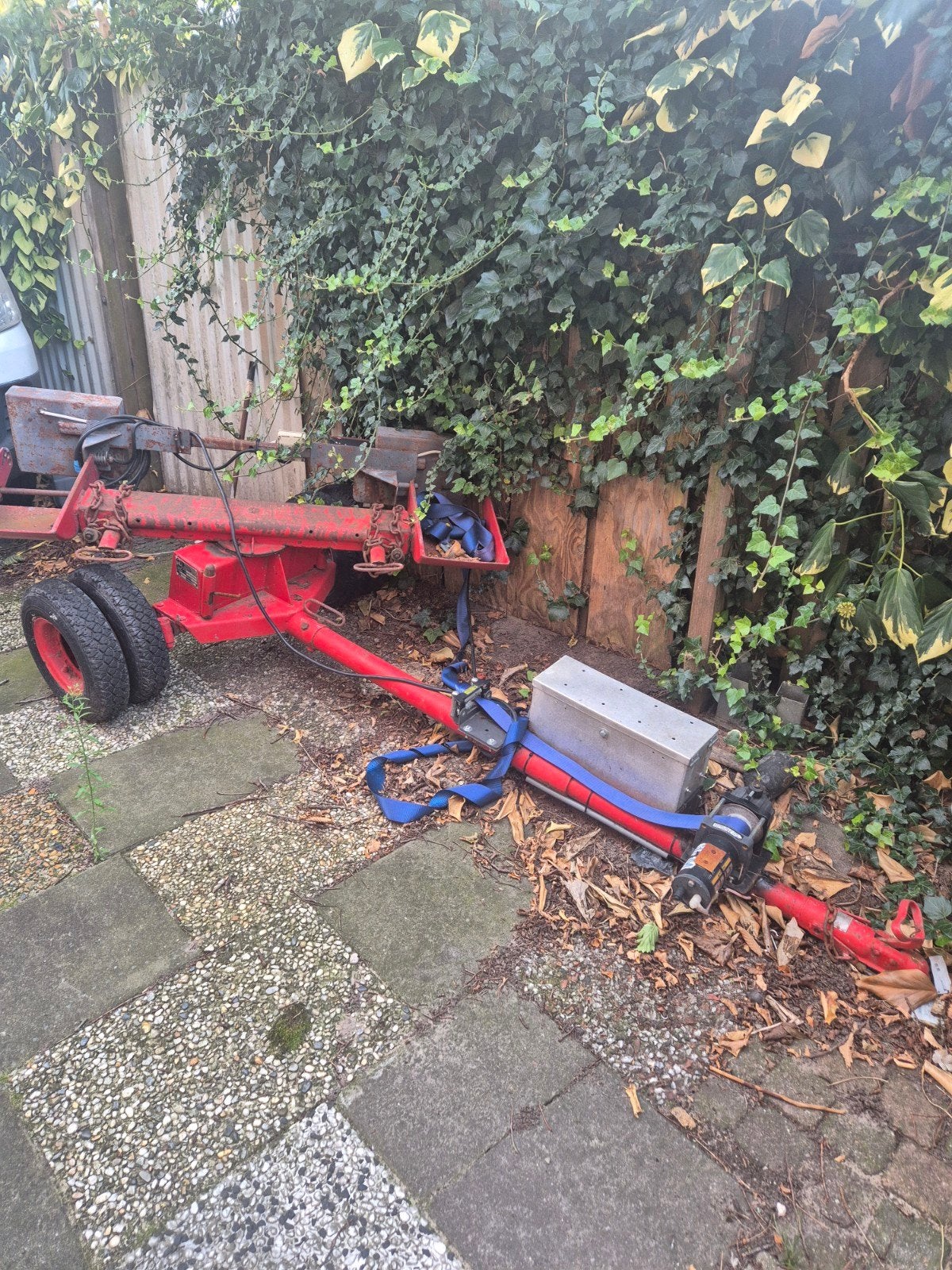 sleepdolly  auto dolly, Ophalen