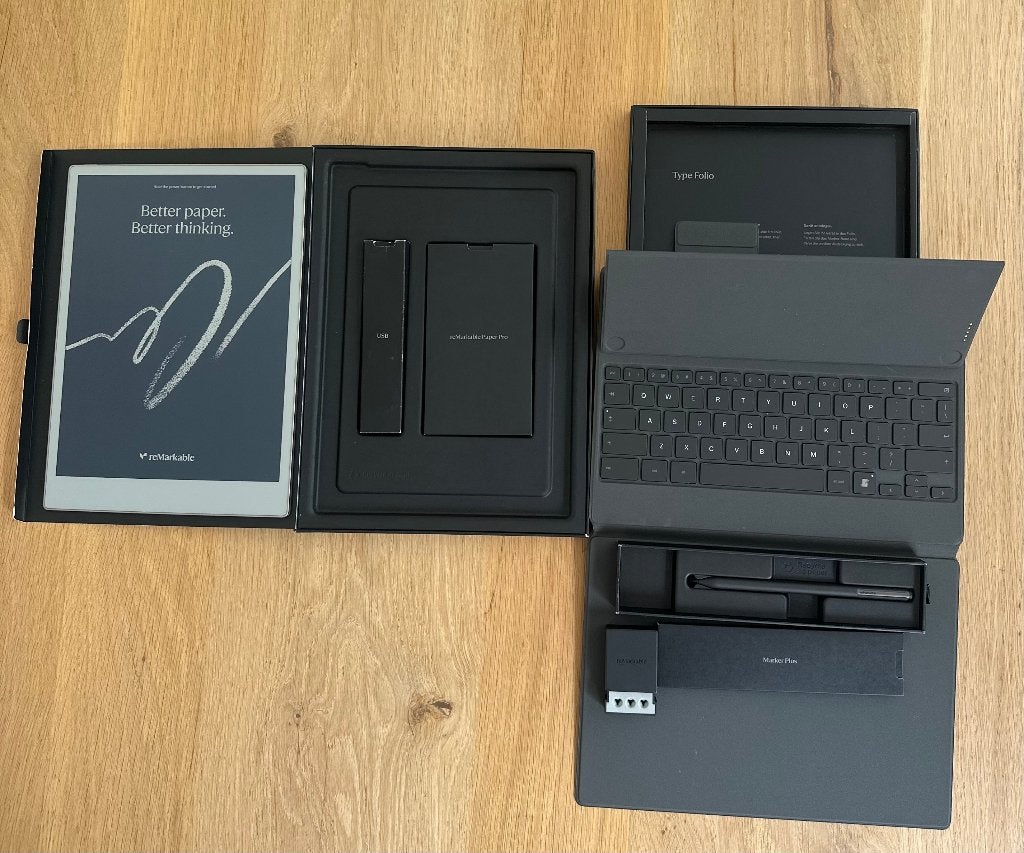 reMarkable Paper Pro, Type Folio en abonnement, Computers en Software, E-readers, Zo goed als nieuw, 10 inch of meer, 16 GB of meer