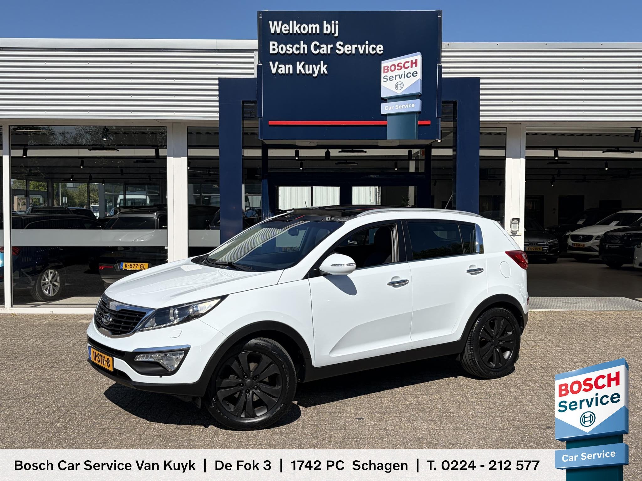 Kia Sportage 2.0 X-clusive / Automaat / NL-Auto / Vol-Leder, Auto's, Gebruikt, 4 cilinders, 1600 kg, 736 kg