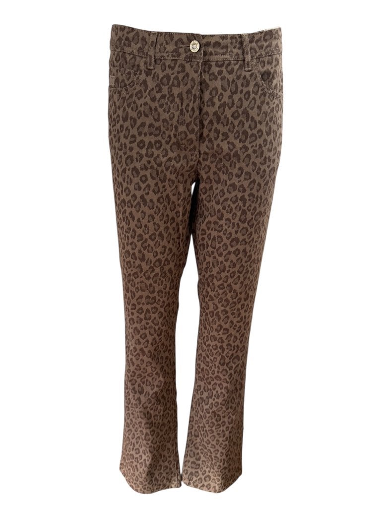 Escada broek L, Maat 38/40 (M), Bruin, Ophalen of Verzenden, Zo goed als nieuw