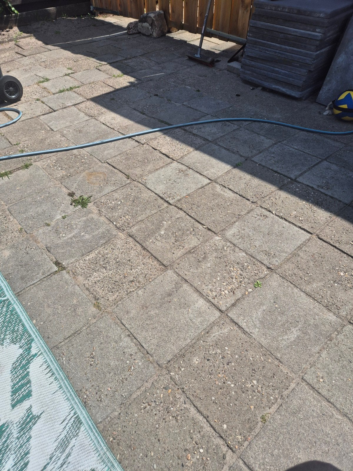 Stoeptegels 30x30, Tuin en Terras, Tegels en Klinkers, Ophalen, Gebruikt, Beton, Terrastegels