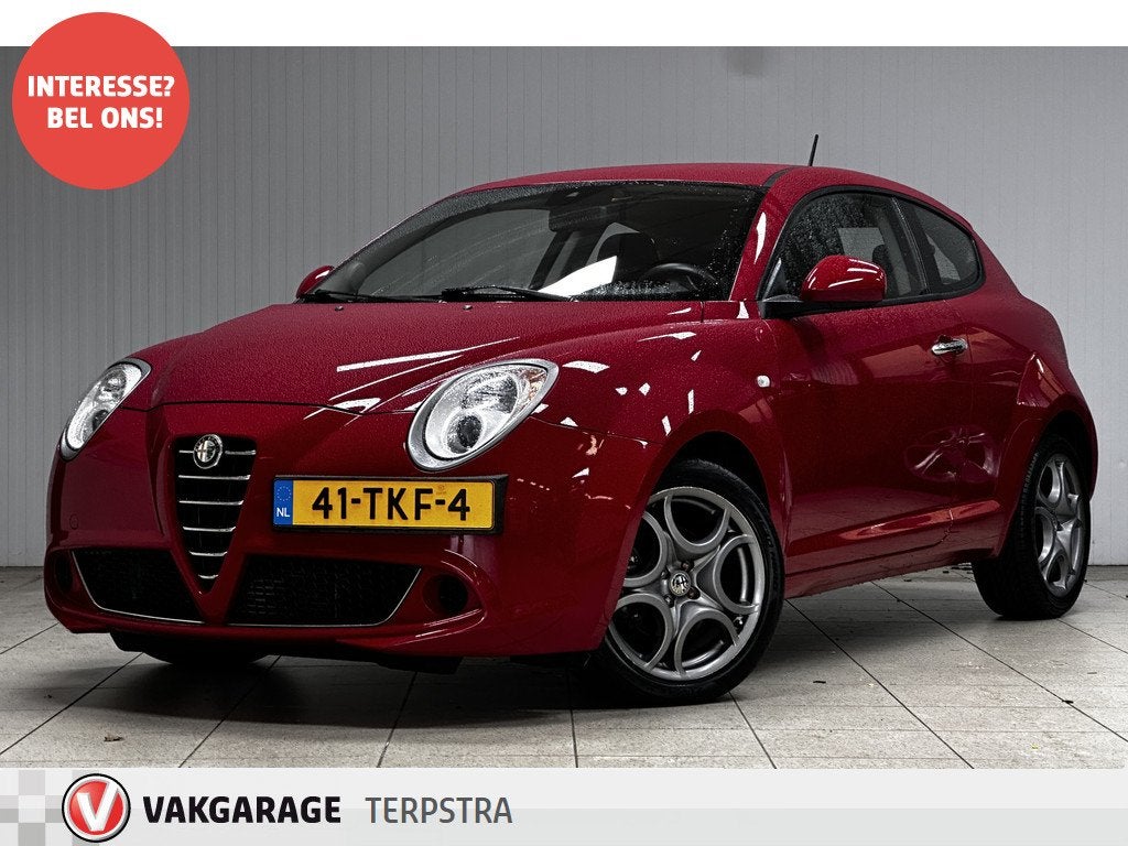 Alfa Romeo MiTo 1.3 JTDm ECO Progression/ 17"LMV/ AIRCO!/ Ra, Voorwielaandrijving, Euro 5, Gebruikt, Zwart