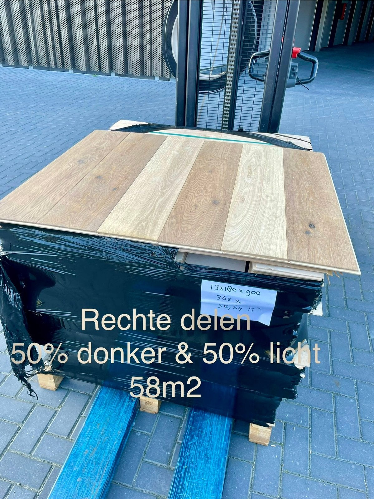 Eiken vloer, Ophalen of Verzenden, Zo goed als nieuw, 75 m² of meer, Parket
