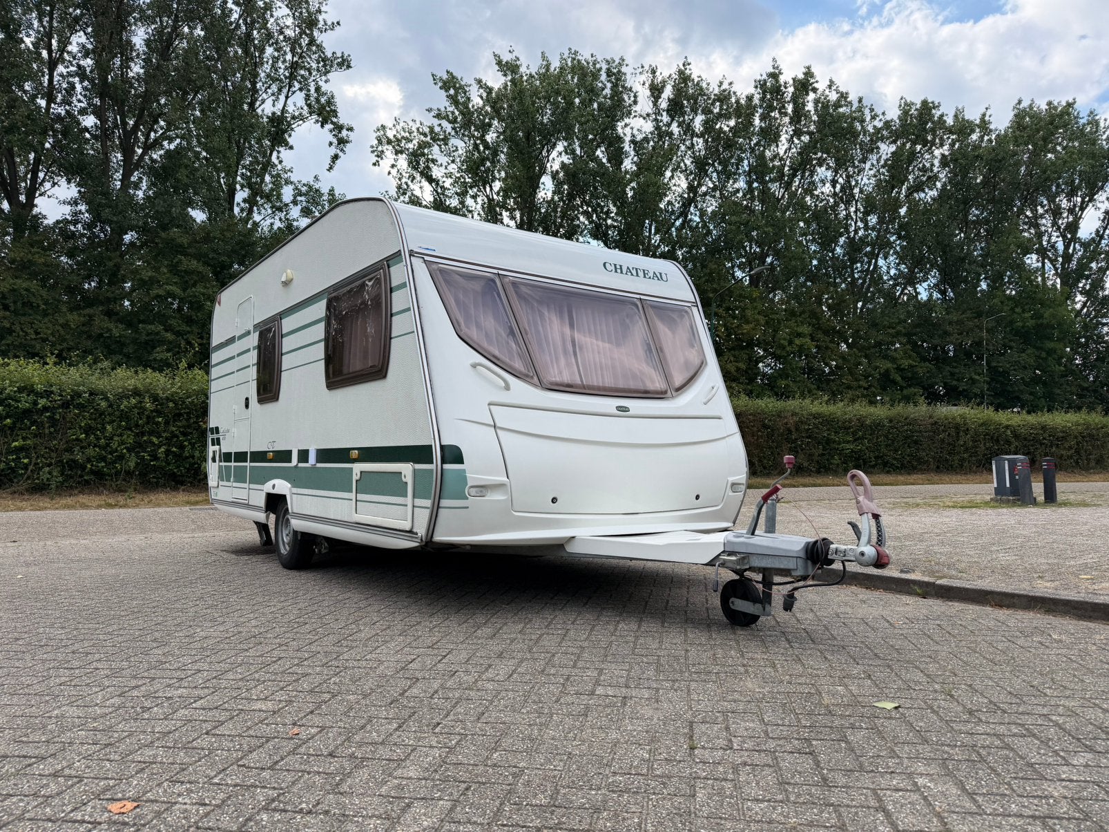 Chateau Calista 450 2005, Voortent, Luifel en mover, Chateau, Schokbreker, Bedrijf, Treinzit