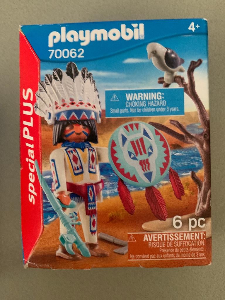 PLaymobil 70062 Inheems stamhoofd, Ophalen of Verzenden, Nieuw