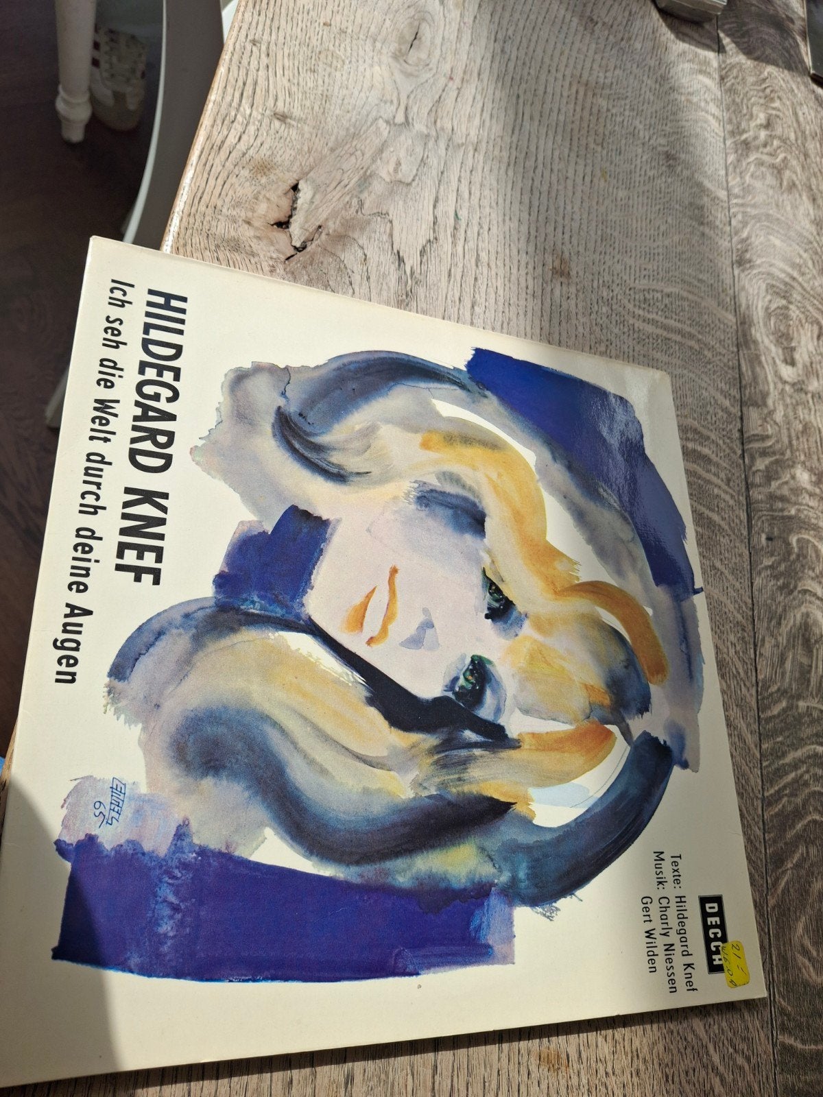 Hildegard Knef - Ich seh die Welt durch deine Augen LP, LP, Gebruikt, Pop, Originele persing