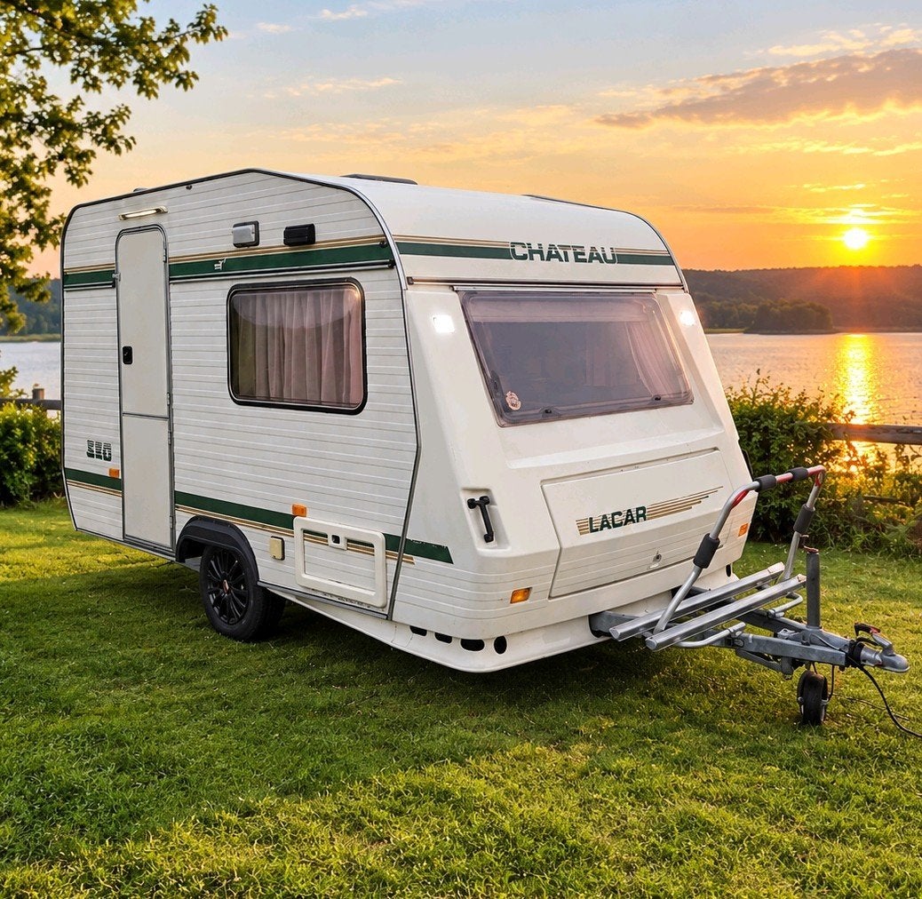 Chateau 330 Caravan | LED Verlichting | Fietsendrager, Ophalen, Gebruikt