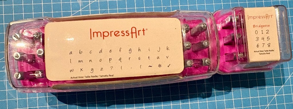ImpressArt Slagletters & Slagcijfers Bridgette 3mm - Nieuw!, Gereedschap of Toebehoren, Nieuw, Overige merken, Metaal
