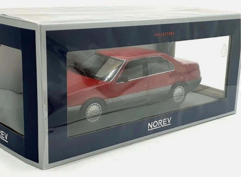 Alfa Romeo 164 1991 Rosso Alfa schaal 1/18 NOREV Ref. 187866, Verzenden, Nieuw, Auto, Norev