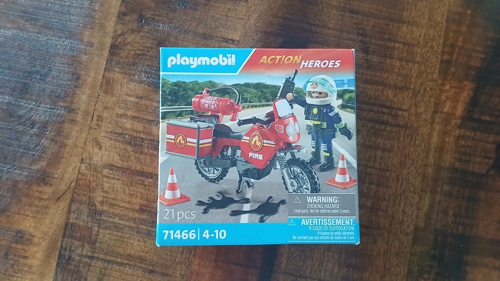 Playmobil action heroes brandweer motor (nieuw in doos), Ophalen of Verzenden