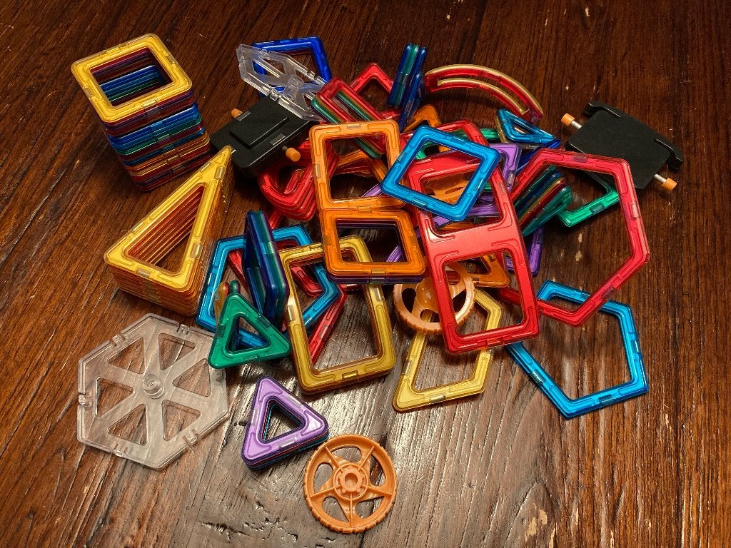 GeoSmart Magnetisch Bouwspeelgoed, Ophalen of Verzenden, Zo goed als nieuw