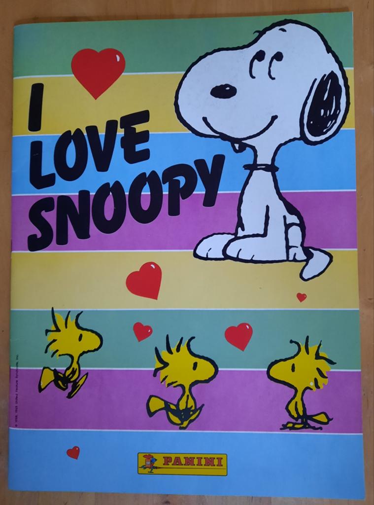 Panini I Love Snoopy Plaatjesalbum - COMPLEET, Ophalen of Verzenden, Zo goed als nieuw
