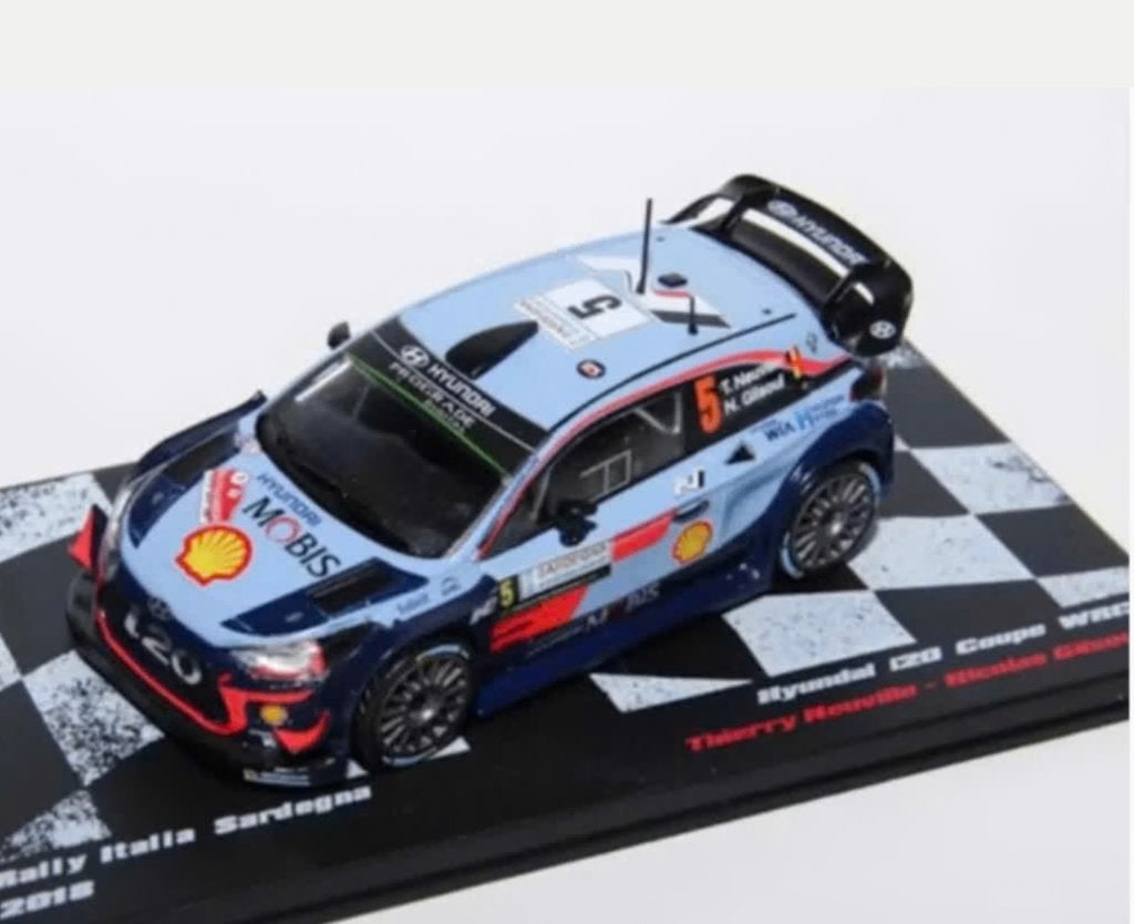 Hyundai i20 Coupe WRC rallye Italia 2018 schaal 1/43 ALTAYA, Hobby en Vrije tijd, Verzenden, Nieuw, Auto, Overige merken