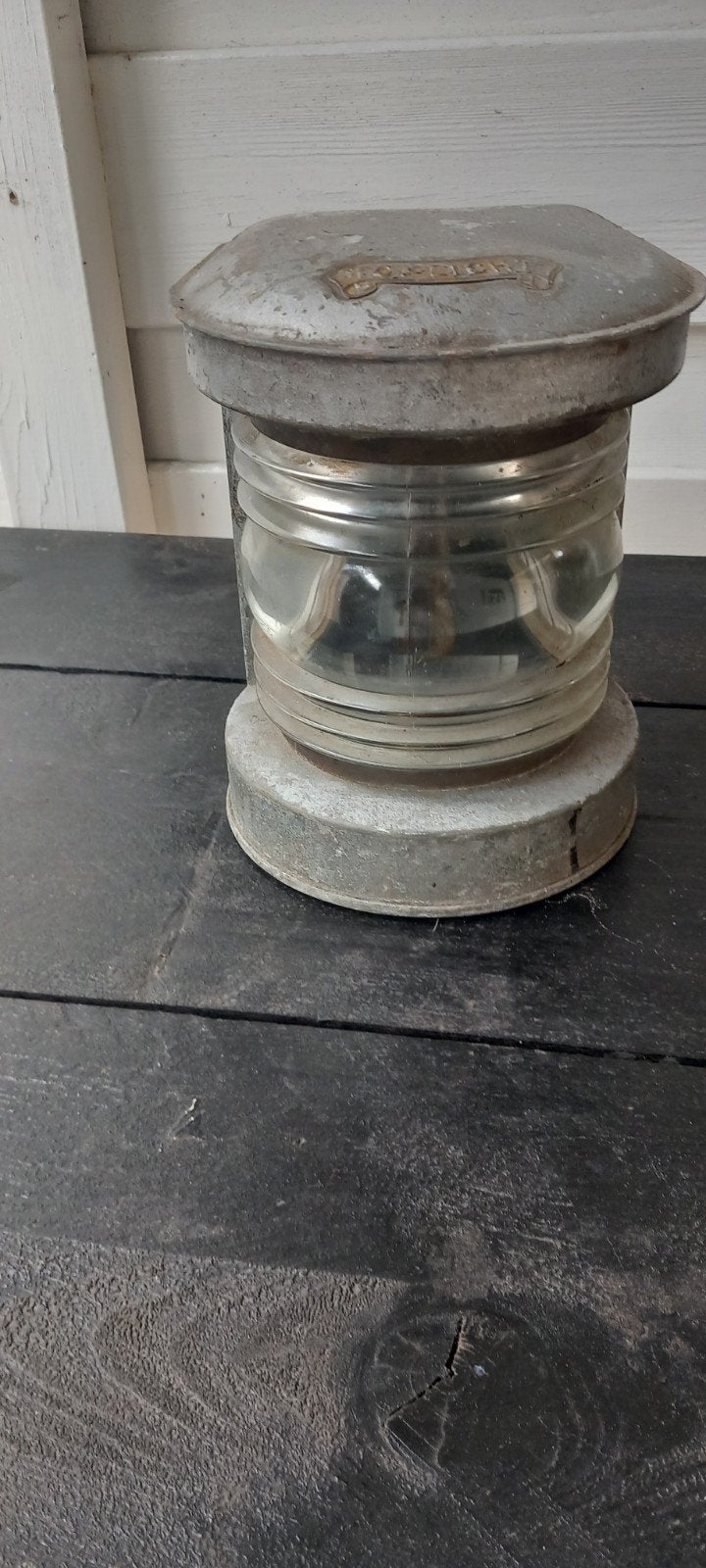 Vintage scheepslamp / navigatielamp - 'Bowlight', Ophalen of Verzenden