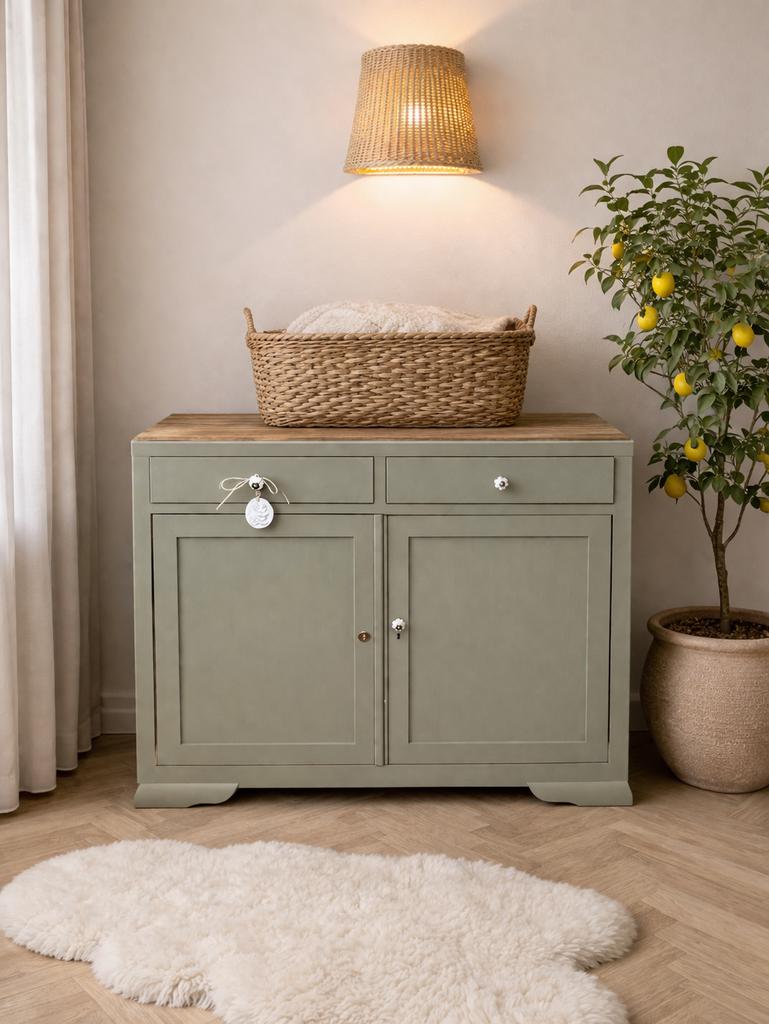 Commode art deco vintage dressoir ladekast hout meidenkast, Kinderen en Baby's, Kinderkamer | Commodes en Kasten, Zo goed als nieuw