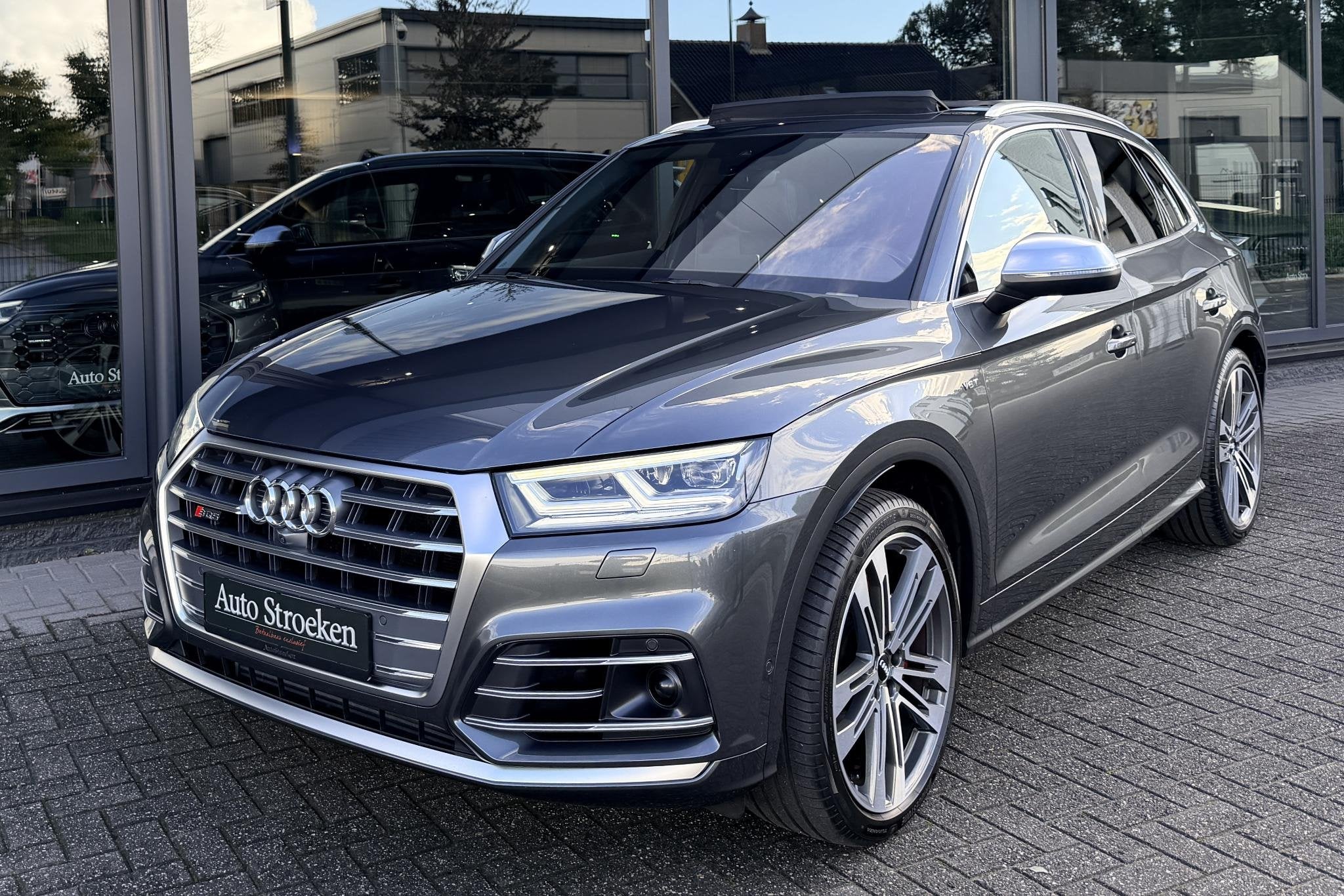 Audi SQ5 3.0 TFSI Quattro Pano Lucht RS Leder Matrix B&O, Auto's, Automaat, Gebruikt, 2995 cc, Leder