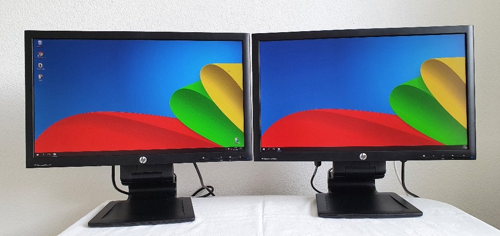 Mooie HP LA2306x x 2 x 23 inch LED breedbeeld LCD’s, Computers en Software, Gebruikt, IPS, DisplayPort, 101 t/m 150 Hz