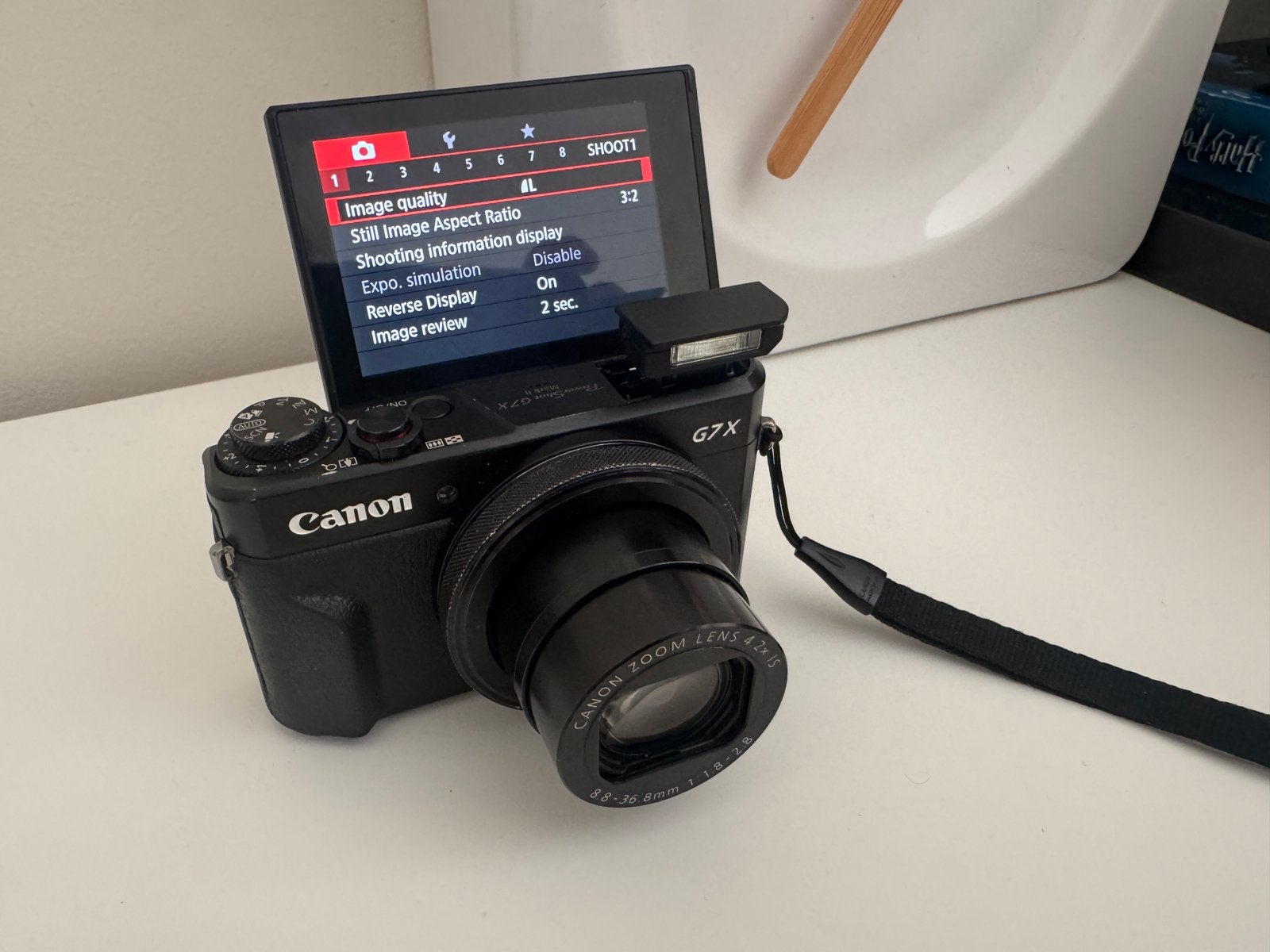 Canon g7x mark ii digitale camera