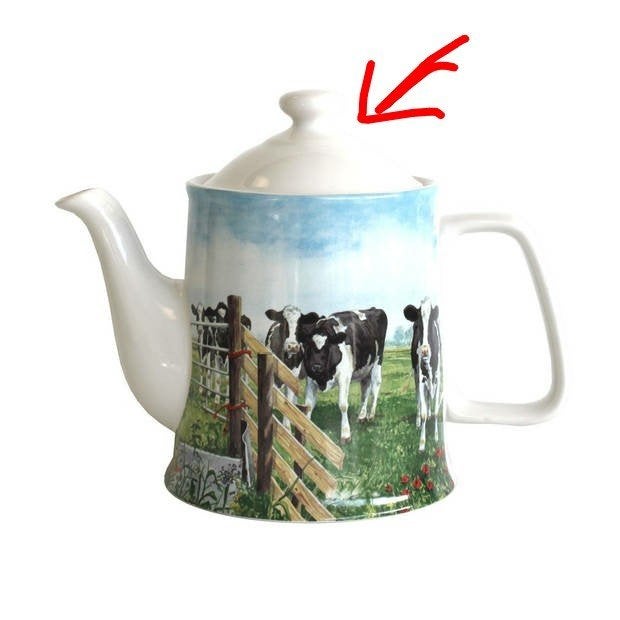 Wiebe van der Zee theepot deksel gezocht!!, Ophalen of Verzenden, Porselein, Overige stijlen, Overige typen