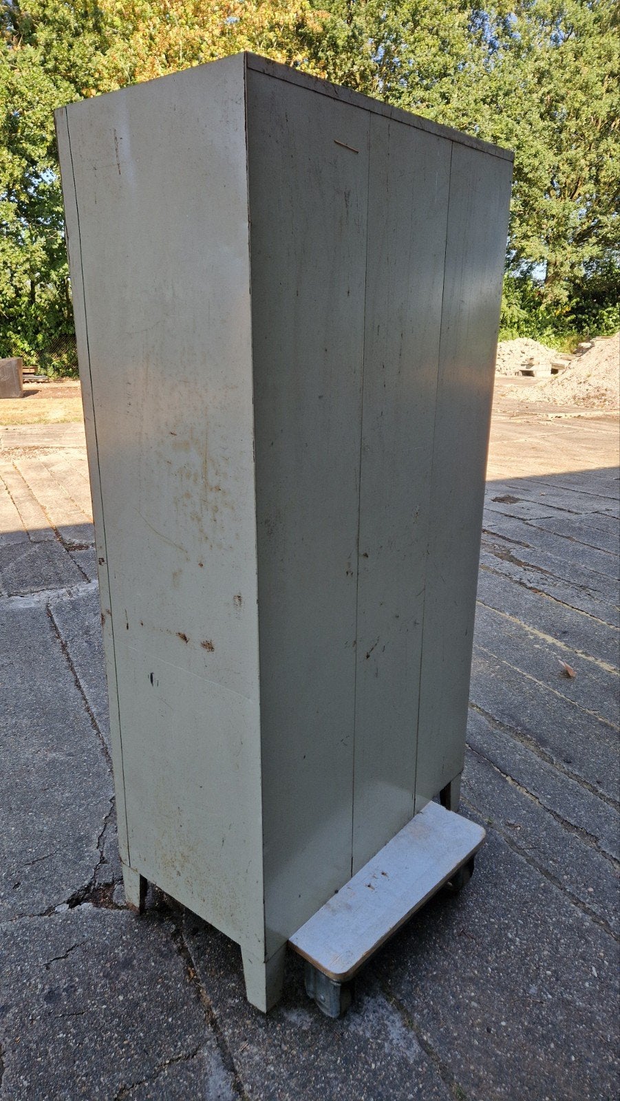 vintage lockerkast, Tuin en Terras, Bergingen en Tuinkasten, Ophalen, Gebruikt, Metaal, Overige typen