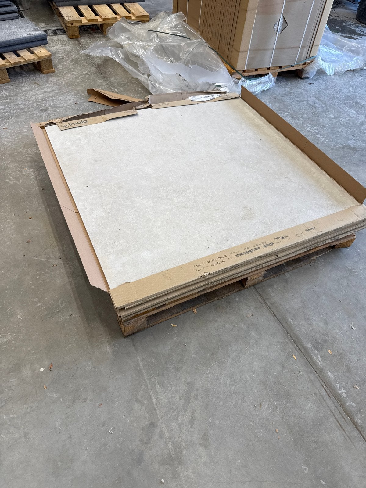 Imola Vloertegels - Beige- 120x120  7 stuks, Doe-het-zelf en Verbouw, Ophalen, 60 cm of meer, Keramiek, Nieuw