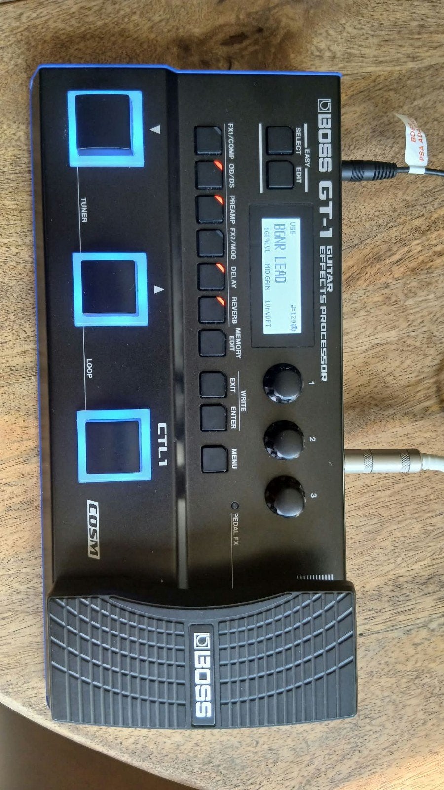 BOSS GT-1 Guitar Effects processor, Muziek en Instrumenten, Ophalen of Verzenden, Zo goed als nieuw, Multi-effect
