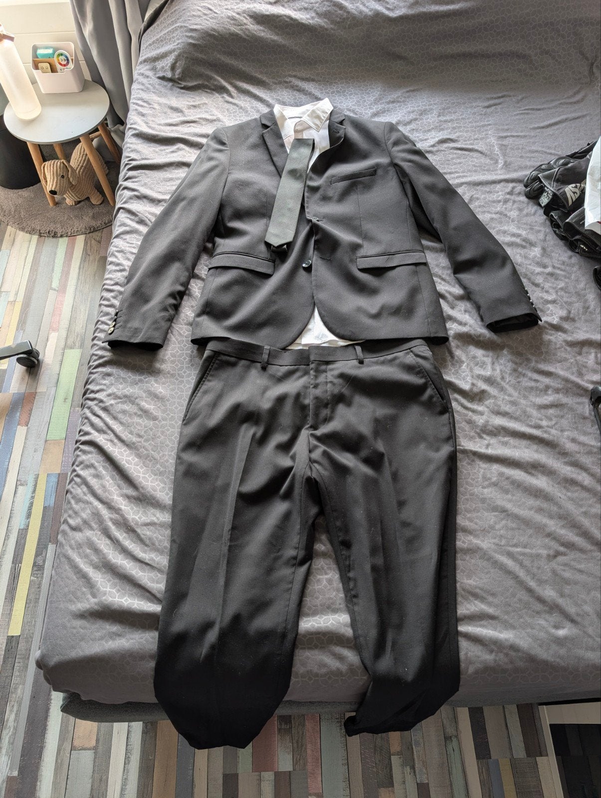 WE Fashion pak maat 50 - Zo goed als nieuw, Kleding | Heren, Kostuums en Colberts, Maat 48/50 (M), Zwart, Ophalen of Verzenden