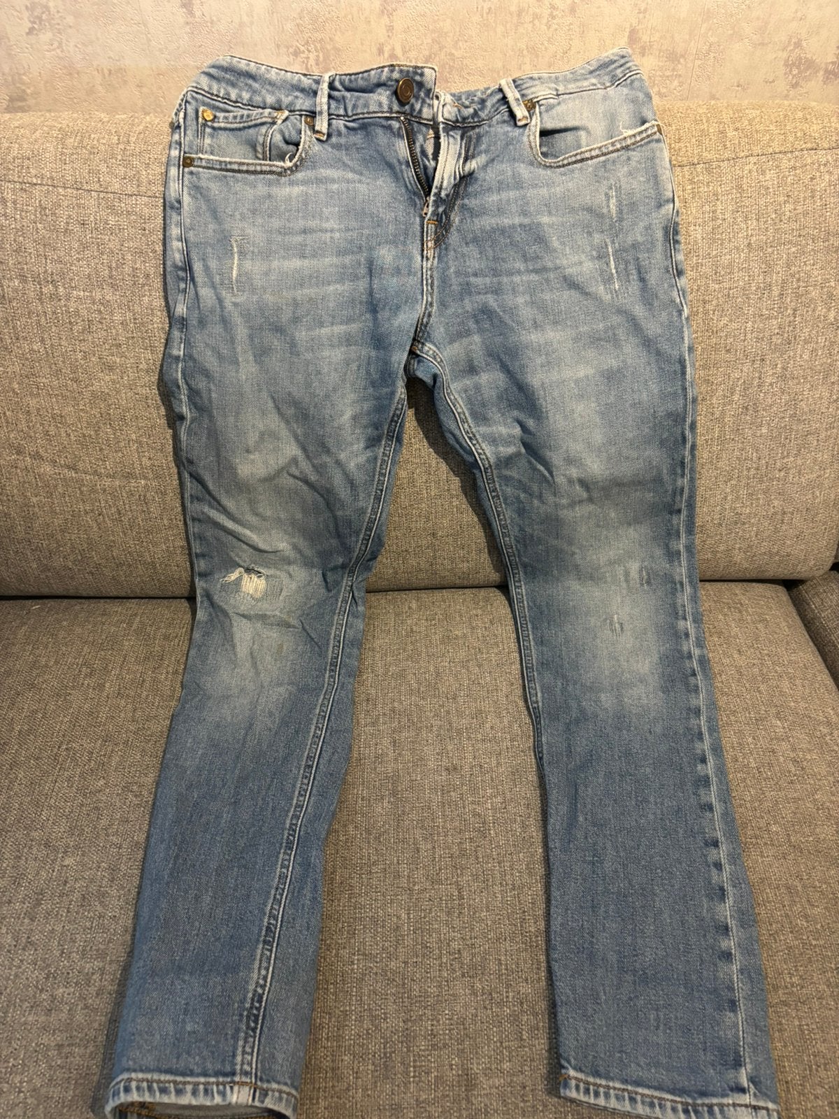Kleding, Kleding | Dames, Spijkerbroeken en Jeans, Zo goed als nieuw, W30 - W32 (confectie 38/40), Blauw, Ophalen