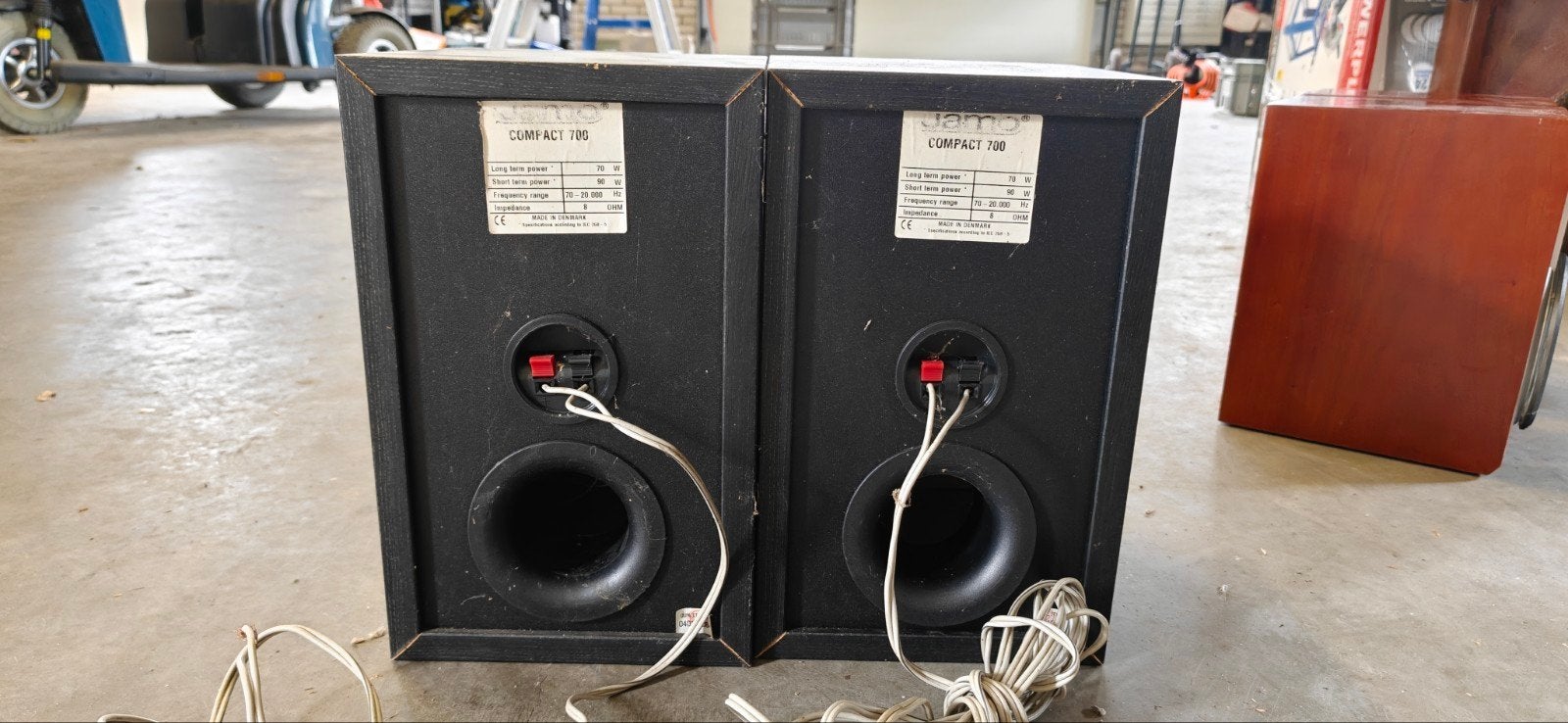 2 Jamo Compact 700 boxen - Goed geluid, Audio, Tv en Foto, Ophalen, Gebruikt, Front, Rear of Stereo speakers, Jamo