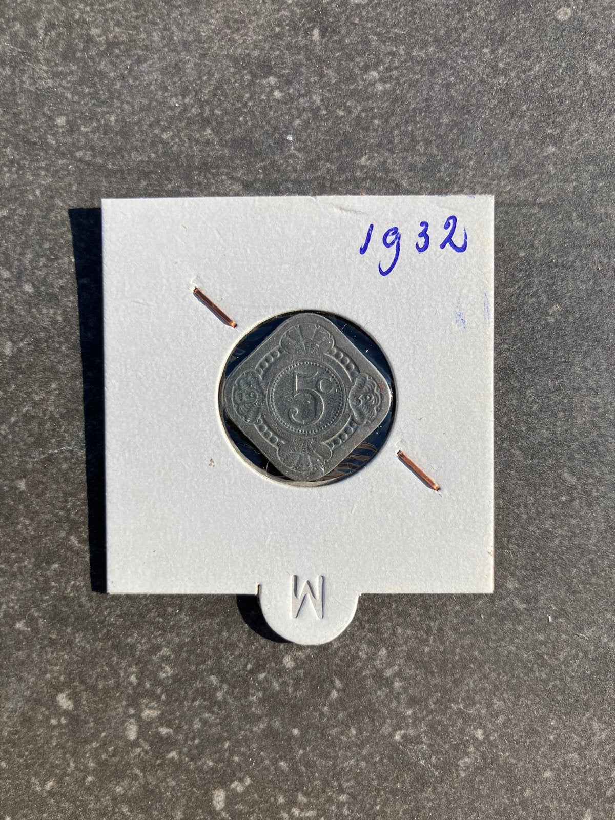 5 cent 1932 stuiver Nederland, Ophalen of Verzenden, Koningin Wilhelmina