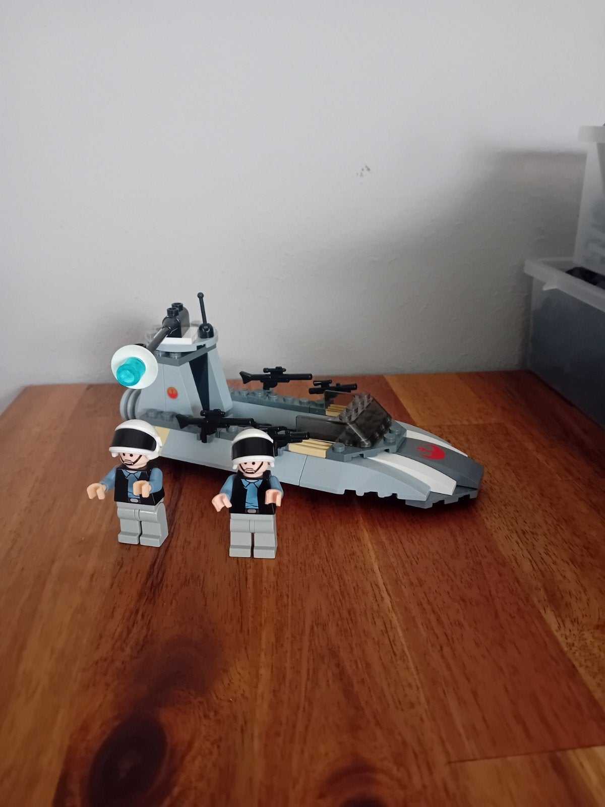 Lego Star Wars Rebel Combat Frigate met 2 minifiguren, Ophalen of Verzenden, Gebruikt, Overige merken