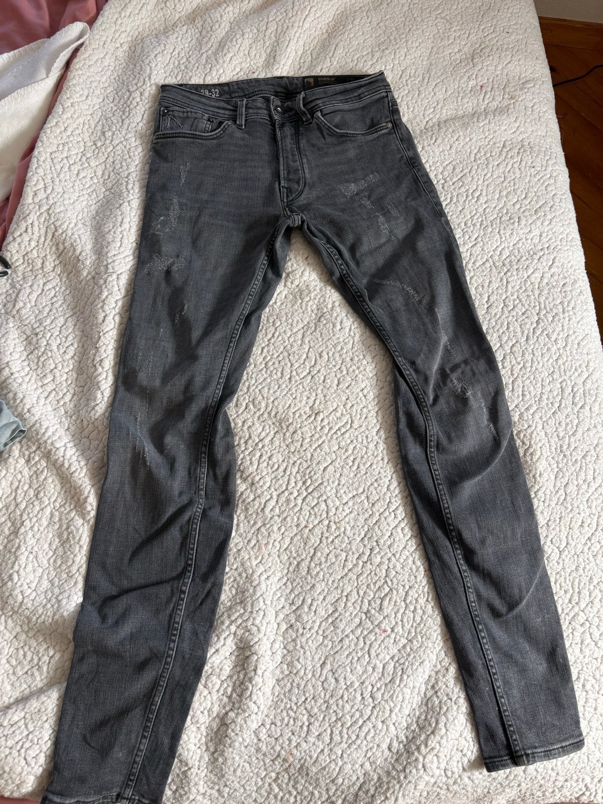 Chasin' Jeans - Grijs - Maat W29 L32, Verzenden, Gedragen, Grijs, W32 (confectie 46) of kleiner