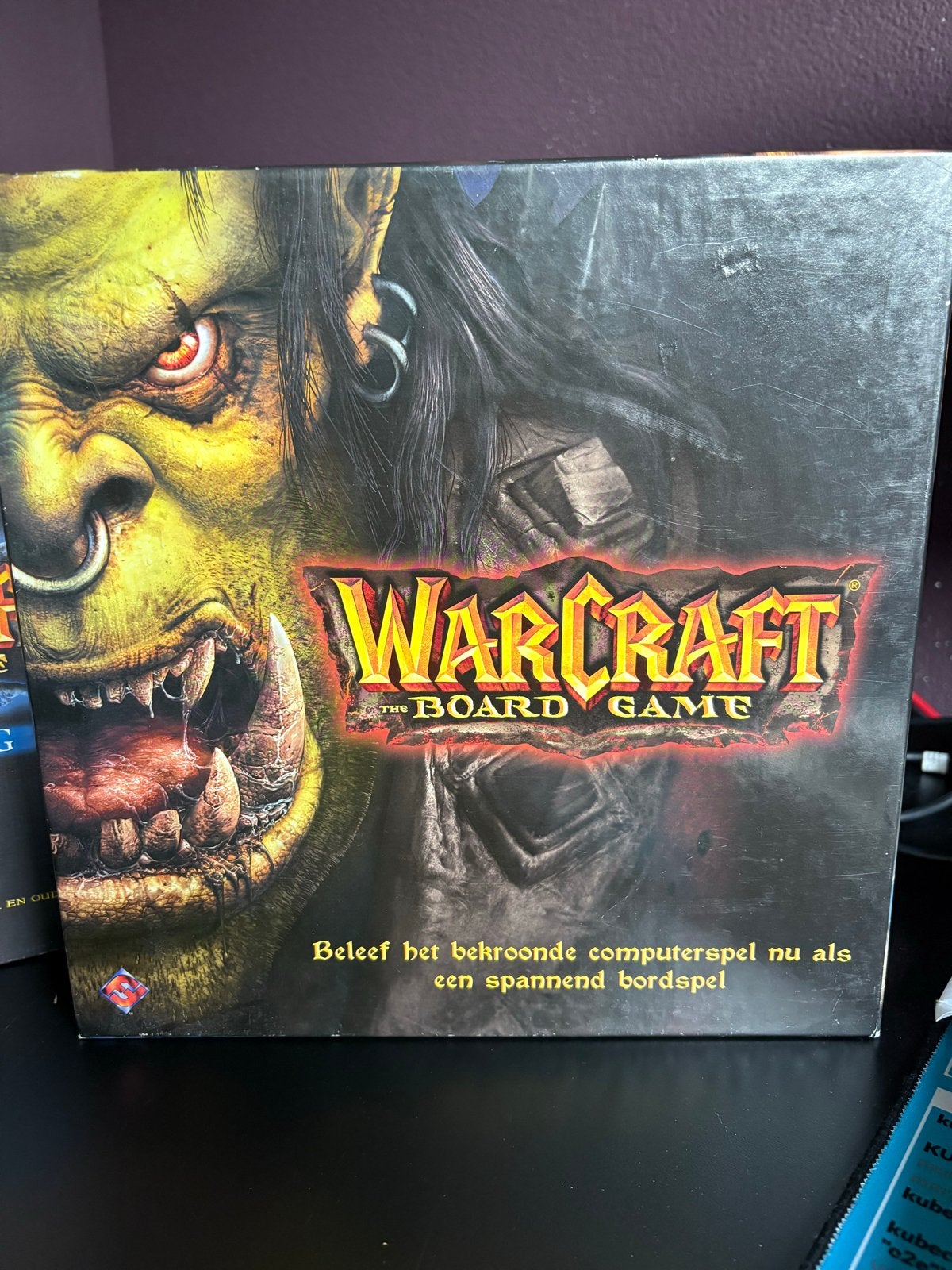 Warcraft The Board Game + Uitbreiding - Compleet, Drie of vier spelers, Ophalen, Zo goed als nieuw