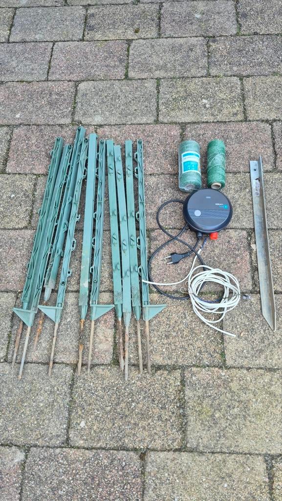 Te koop tuinafrasteringsapparaat., Ophalen