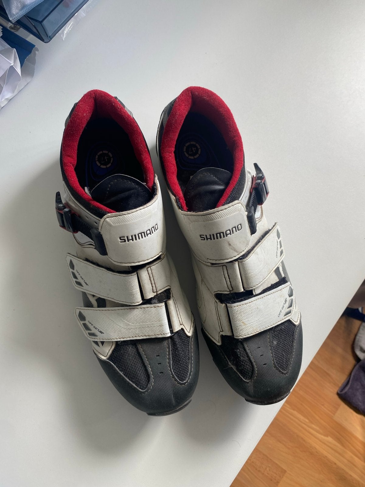 Shimano fietsschoenen - maat 47, Fietsen en Brommers, Ophalen, Gebruikt, Heren, Schoenen