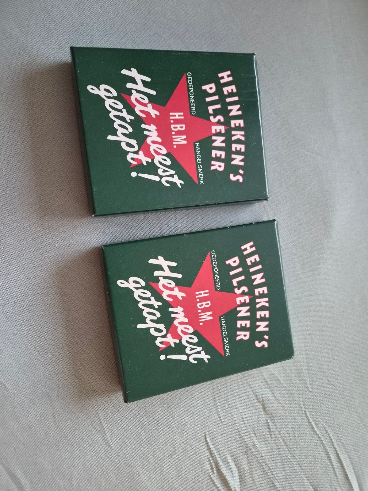 Vintage Heineken Viltjes - nieuw in verpakking, Verzamelen, Ophalen of Verzenden, Nieuw, Viltje(s), Heineken