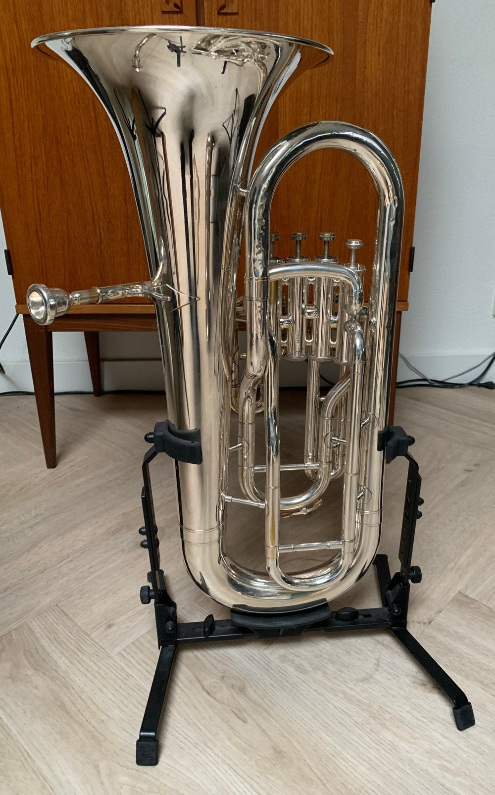 Yamaha YEP-321S euphonium, Muziek en Instrumenten, Ophalen of Verzenden, Gebruikt, Euphonium of Tenortuba