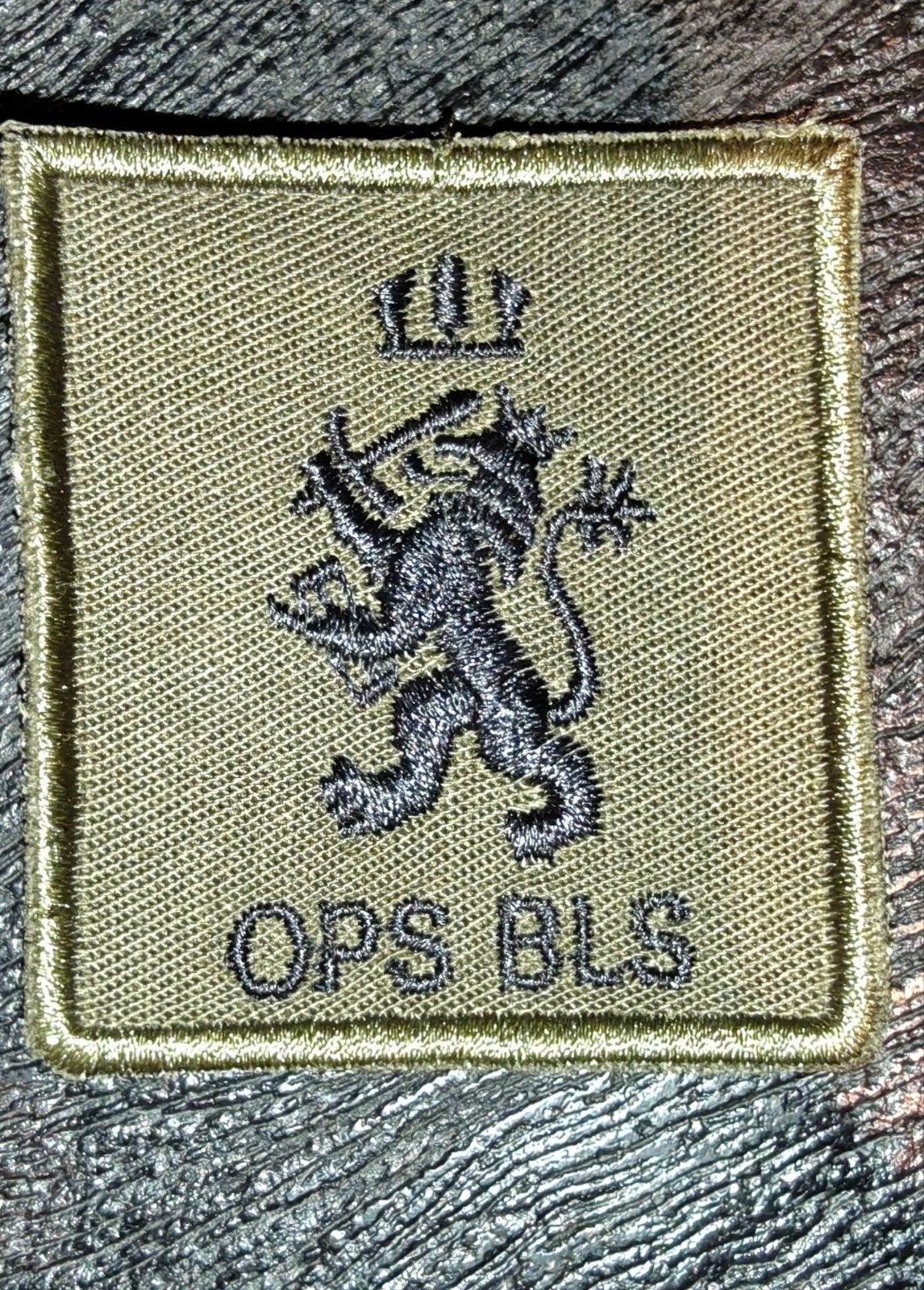 KL Nederlandse leger OPS BLS Operationele Staf Bevelhebber d, Ophalen of Verzenden, Landmacht, Nederland, Embleem of Badge