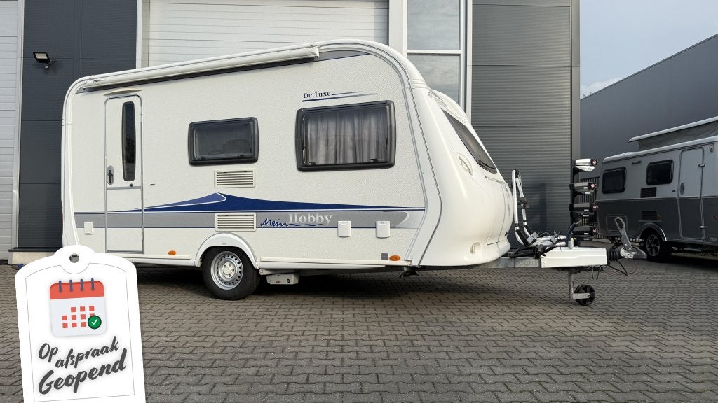 Hobby De Luxe 440 SF Voortent Ventura - mover, Caravans en Kamperen, Hobby, Bedrijf, Treinzit, 4 tot 5 meter