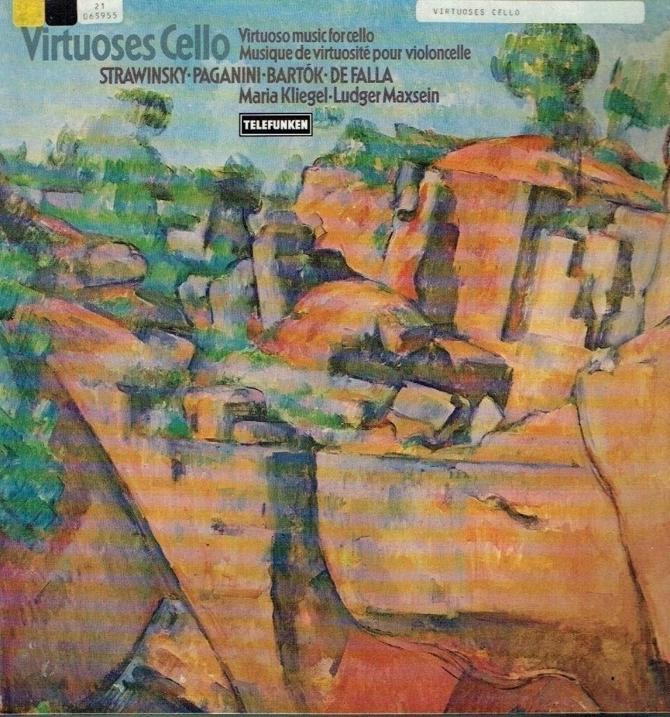 Maria Kliegel • Ludger Maxsein – Virtuoses Cello, Cd's en Dvd's, Vinyl | Klassiek, Kamermuziek, Verzenden, Zo goed als nieuw, 12 inch