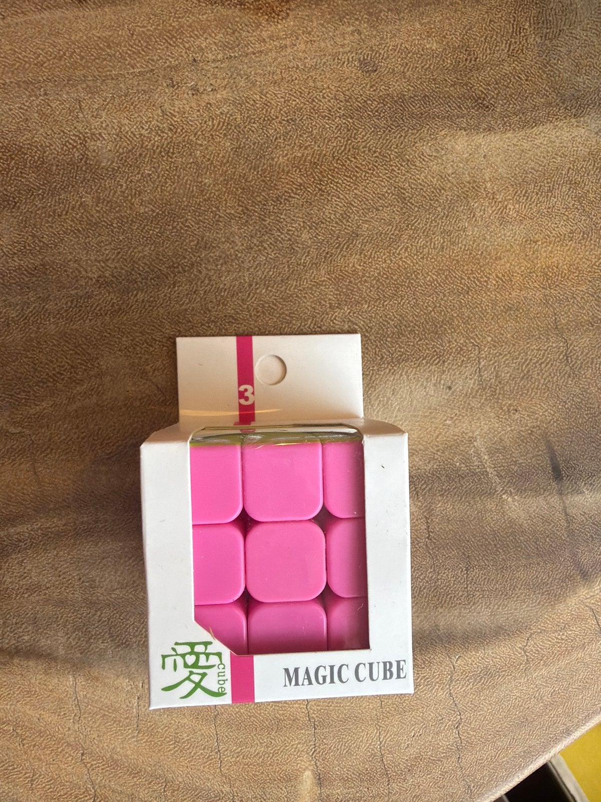 Nieuwe 3x3x3 Magic Cube - Roze/Groen Rubiks Kubus, Kinderen en Baby's, Ophalen of Verzenden, Nieuw, Jongen of Meisje
