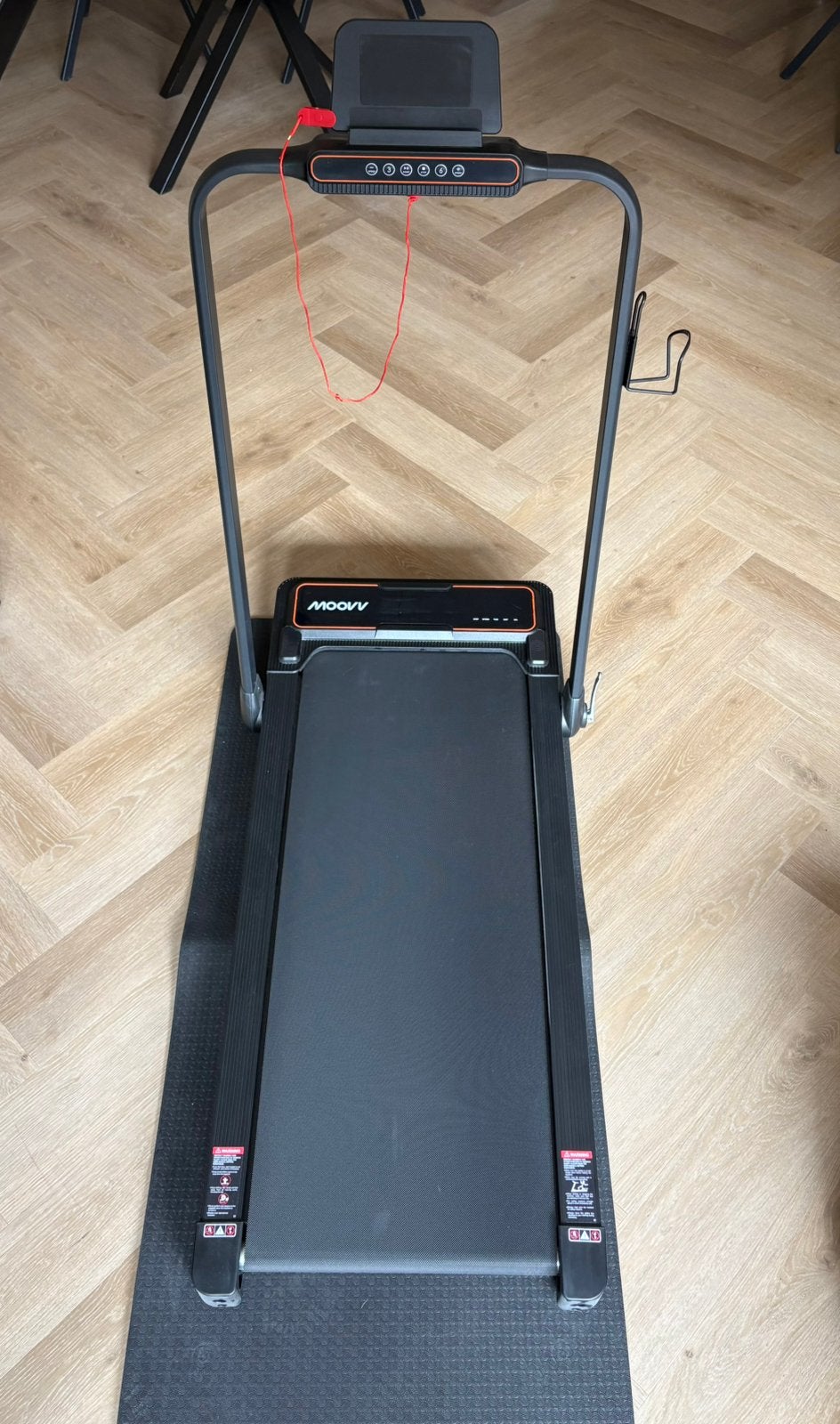Moovv SmartStep Pro v2 Incline Loopband Inklapbaar + Helling, Sport en Fitness, Ophalen, Zo goed als nieuw, Loopband