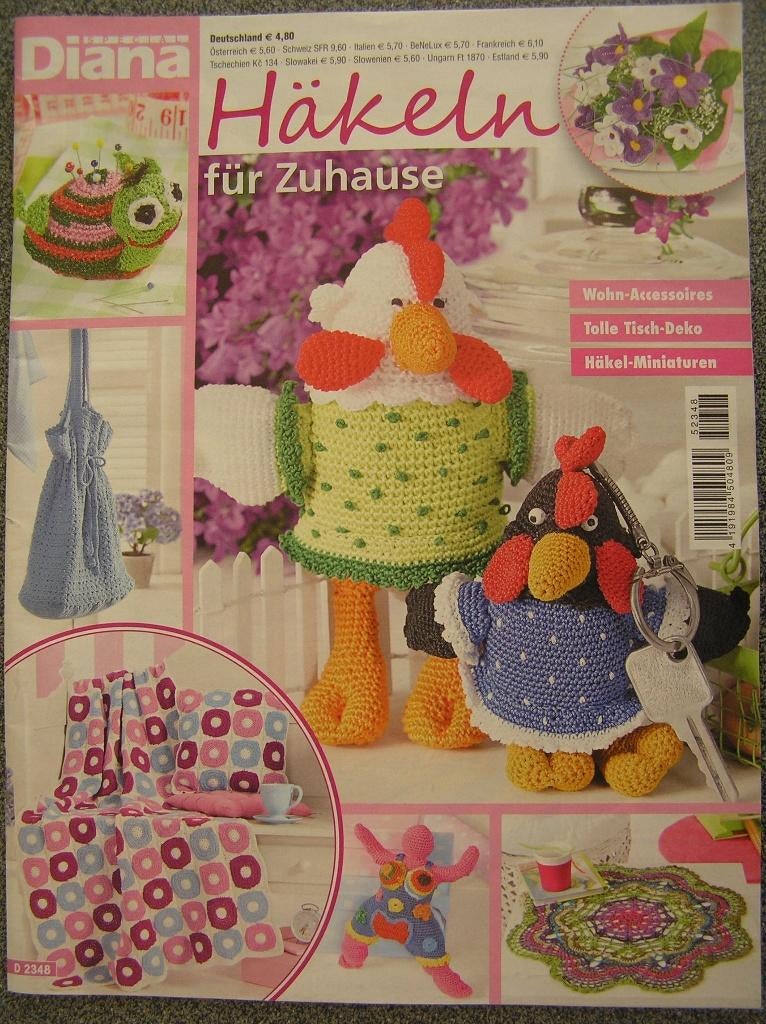 4x haken - Sarah - Diana - Evy Hip en 1x Huis en Tuin, Hobby en Vrije tijd, Breien en Haken, Nieuw, Haken, Patroon of Boek, Ophalen of Verzenden
